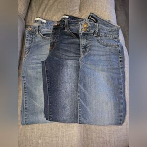 Juniors size 3 jeans bundle (3 pair) in great condition